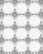 Intricate Geometric Diamond Pattern Rug