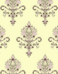 Vintage Floral Damask Patterned Rug