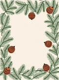 Evergreen Pinecone Pattern Rug