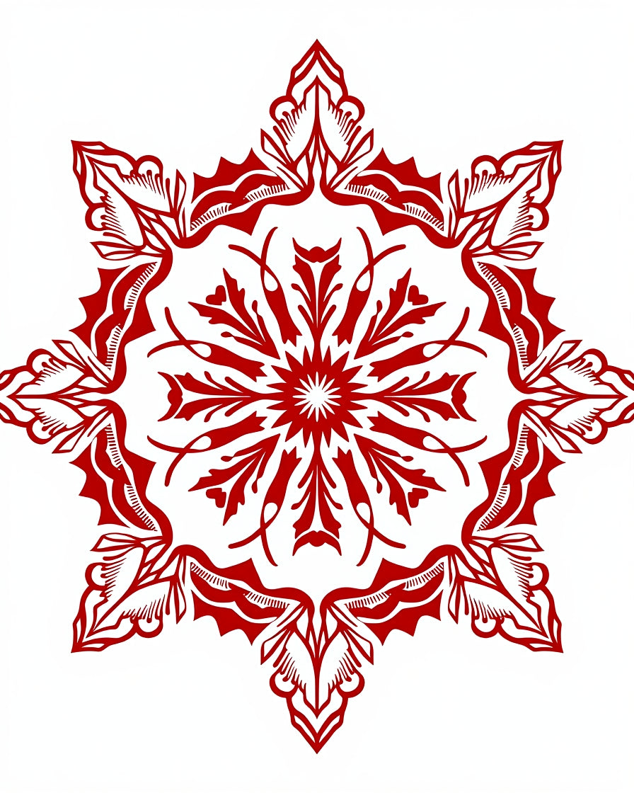 Floral Starburst Design With Intricate Medallion Rug