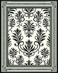 Classic Damask Floral Pattern Rug