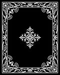 Ornate Flourish Corner Pattern Rug