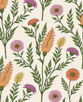 Whimsical Floral Garden Pattern Rug