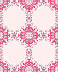 Elegant Floral Mandala Pattern Rug
