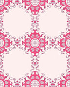 Elegant Floral Mandala Pattern Rug
