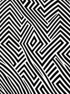 Bold Black White Geometric Maze Rug