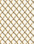 Diamond Patterned Golden Black Rug