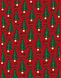 Christmas Tree Bow Pattern Rug