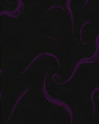 Dark Amethyst Swirl Pattern Rug