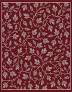 Vine And Leaf Pattern Design Rug