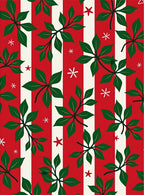 Festive Foliage And Star Pattern Rug