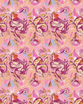 Vintage Floral Swirls Pattern Rug