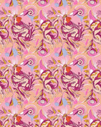 Vintage Floral Swirls Pattern Rug