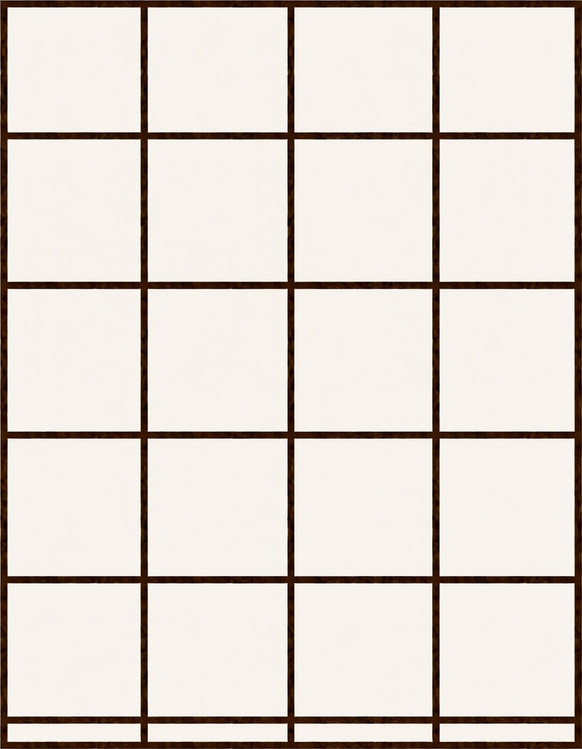 Simple Grid Pattern Rug