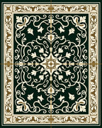Classic Floral Inlay Pattern Rug
