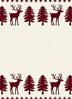 Winter Forest Scandinavian Nordic Rug