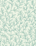 Vine Leaf Outline Pattern Rug