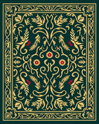 Classic Ornate Floral Pattern Rug