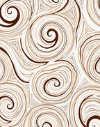 Swirl Line Abstract Pattern Design Rug