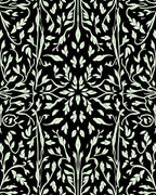 Whimsical Botanical Vine Pattern Rug