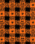 Spooky Jack O Lantern Star Medallion Rug