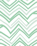 Modern Mint Chevron Pattern Design Rug