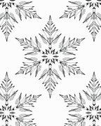 Monochromatic Floral Mandala Pattern Rug