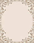 Delicate Vine And Leaf Patterned Rug