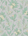 Botanical Spring Floral Leaves Design Rug