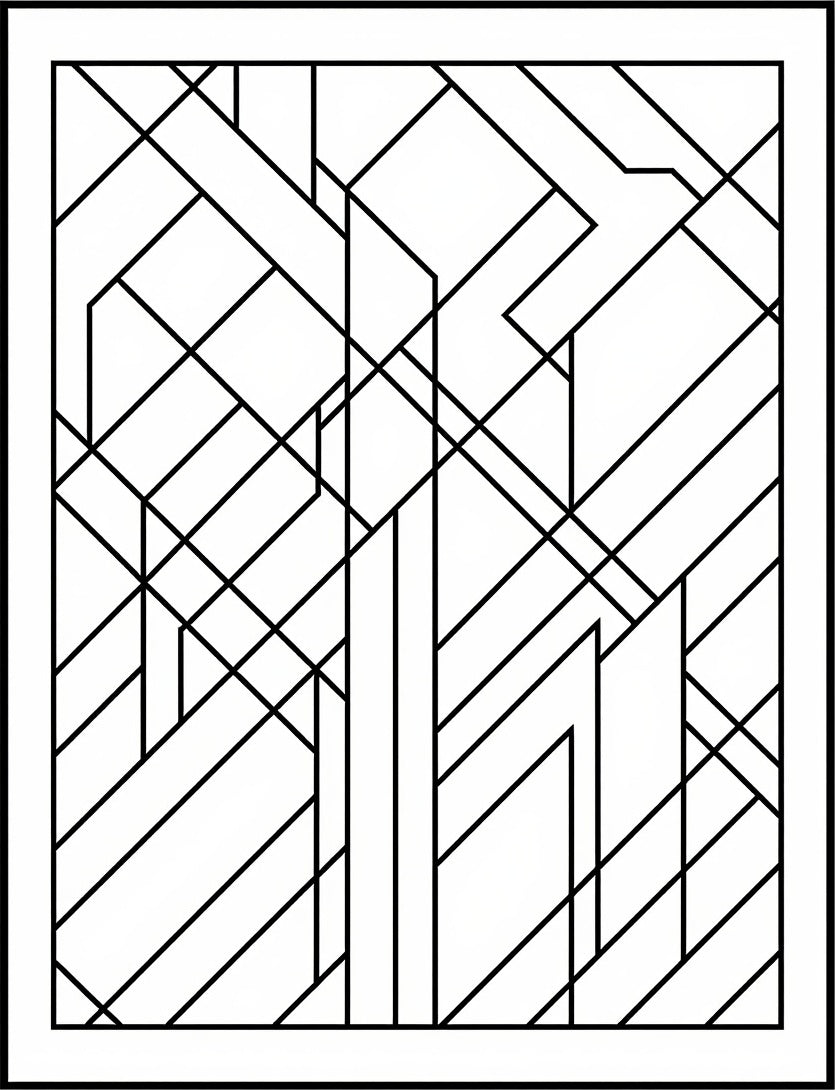 Art Deco Geometric Black And White Design Rug