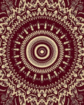 Detailed Mandala Patterned Rug