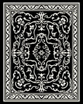Ornate Scrollwork Delightful Pattern Rug