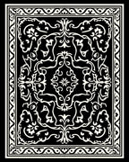 Ornate Scrollwork Delightful Pattern Rug
