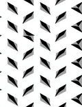 Modern Geometric Diamond Pattern Rug