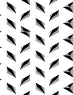 Modern Geometric Diamond Pattern Rug