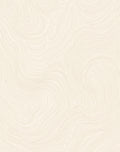 Cream Abstract Wavy Lines Rug