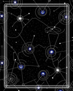 Geometric Celestial Constellation Pattern Rug