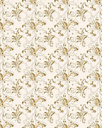Elegant Scroll Leaf Pattern Design Rug