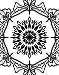 Bold Floral Mandala Style Design Rug