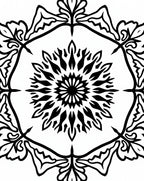 Bold Floral Mandala Style Design Rug