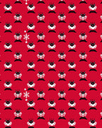 Cute Reindeer Snowflake Pattern Rug
