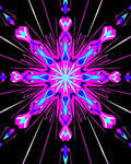 Vibrant Geometric Starburst Pattern Rug