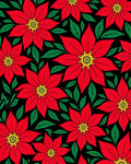 Vibrant Red Floral PatternedRug Rug
