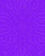 Abstract Symmetry Line Art Rug