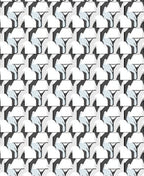 Modern Interlocking Geometric Abstract Rug