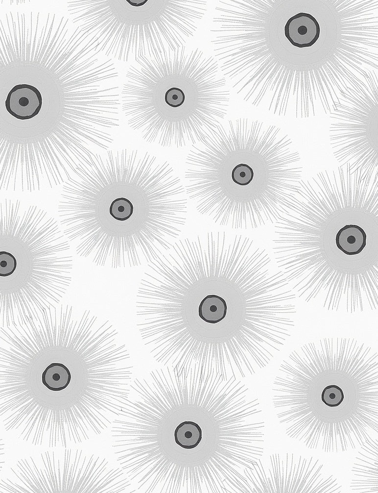 Modern Starburst Floral Pattern Rug