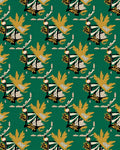 Exotic Abstract Floral Stylized Pattern Rug