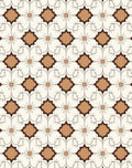 Classic Floral Pattern With Brown Accents Rug