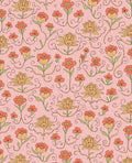Whimsical Floral Swirl Pattern Design Rug