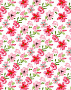 Charming Rosebud Pattern Design Rug